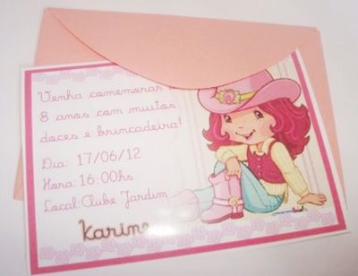 Convites com Envelopes Coloridos